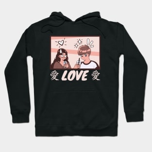 Anime Boy And Girl Hoodie